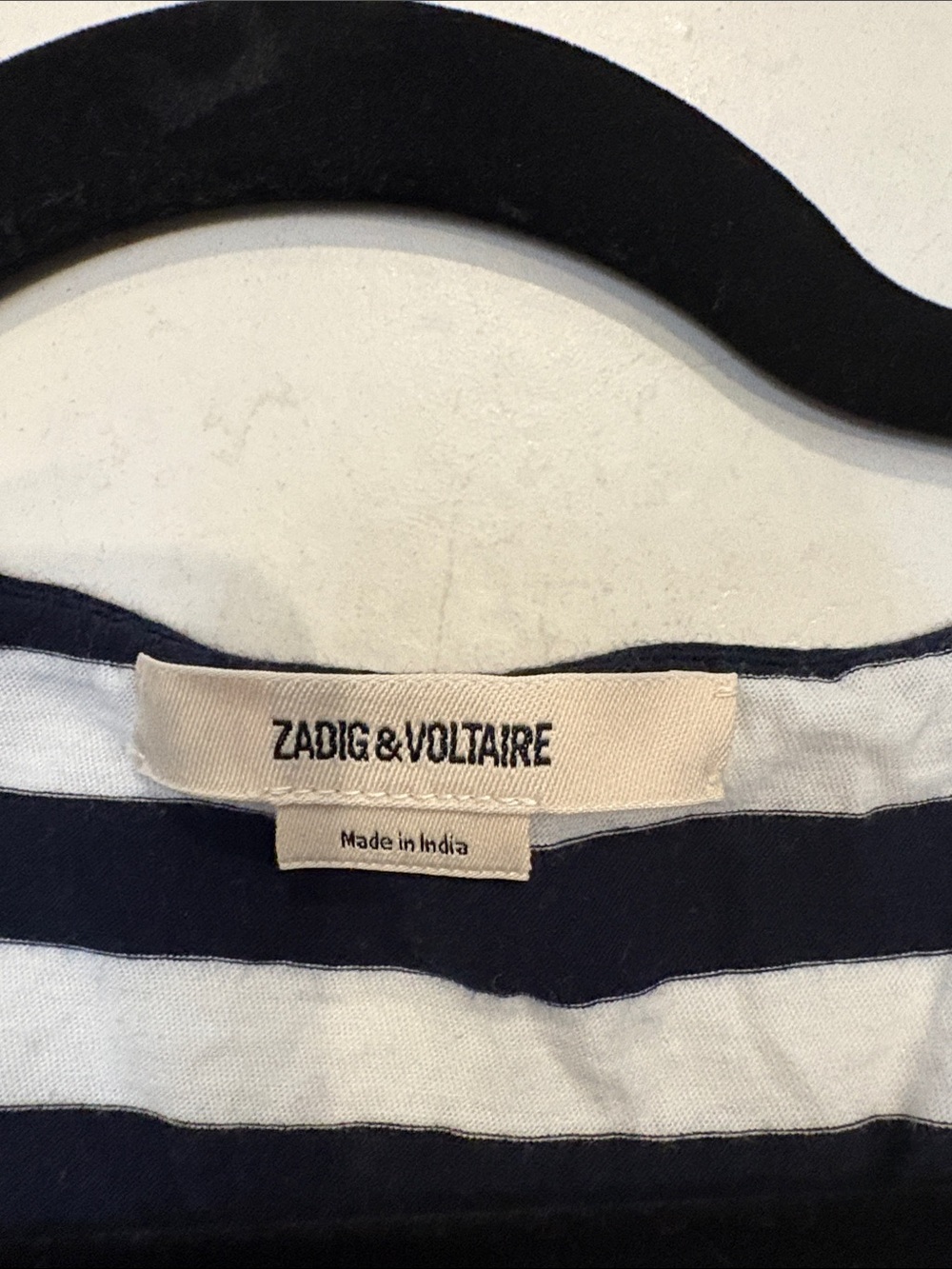 Zadig & Voltaire Black and White Striped Tank - Picture 2 of 4